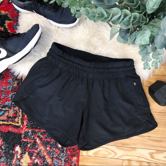 lululemon athletica Pants - Lululemon Tracker Short V  4" Black Running Active